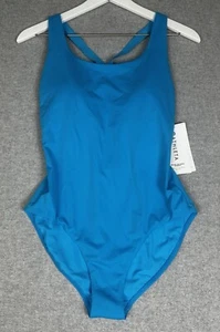 Nuevo con etiquetas Traje de baño Athleta talla mediana turquesa Malibú traje de baño de una pieza - Imagen 1 de 6