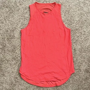 Lululemon Sculpt Tank Top Solid Cutout Sleeveless 6 Mesh Coral - Bild 1 von 18