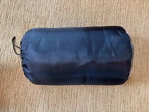 Coleman "Cozyfoot" Sleeping Bag 75" x 33" Blue Chevron Pattern 54 degrees - Picture 1 of 5