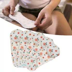 5pcs Washable Sanitary Napkins Reusable Cloth Menstrual Pads Breathable Feminine - Picture 1 of 18