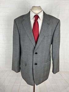 Savile Row Men's Gray Plaid Wool Blazer 42R $695
