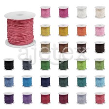 80m/Roll Waxed Cotton Cord Wire Beading Macrame String Jewelry DIY 0.8/1/1.5mm