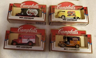 CAMPBELL’S SOUP  100th ANNIVERSARY DIE CAST COLLECTIBLES - LOT OF 4 - Image 1 of 4