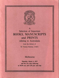 SELECTION OF IMPORTANT BOOKS, MANUSCRIPTS AND PRINTS RELATING TO AUSTRALASIA - Picture 1 of 6