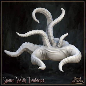 Deep Spawn con Tentacoli Mini Modellino in Miniatura Figura RPG Gioco da Tavolo D&D - Foto 1 di 2