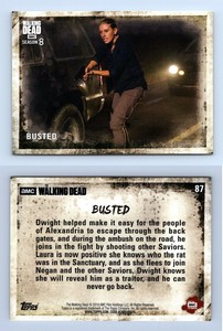Busted #87 The Walking Dead Season 8 Pt 1 Topps 2018 Trading Card