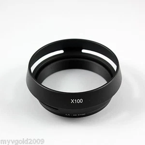 Lens Hood Shade For Fujifilm X100 X100S Camera With Adapter Ring LA-49X100 - Picture 1 of 2