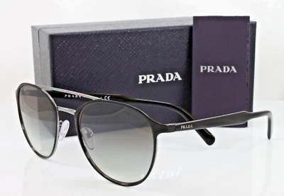 普拉达男式太阳镜飞行员 PR62TS 1AB4S1 黑色青铜色 54 毫米全新! — 第 1/4 张图片