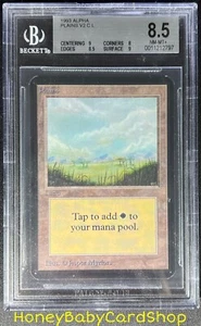 MTG Limited Edition Alpha 1993 Plains (B) BGS 8.5 NM/MT+ Old School 93/94 - Picture 1 of 6