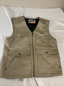 Duluth Trading Co. Angeln Utility Arbeit Cargo Weste Dual Zip hellbraun Herren Large " - Bild 1 von 6