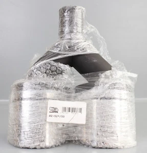 Ulter Sport Endrohr Auspuffrohr Triangle doppelt 50 mm 27 cm Edelstahl B9-N2 - Bild 1 von 5