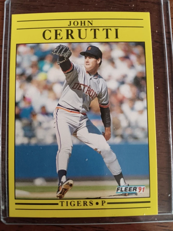 JOHN CERUTTI TIGERS 1991 FLEER UPDATE BASEBALL CARD #U-22 - Image 1 of 1