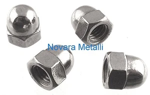 50 dadi ciechi M8 inox A4 AISI 316 DIN 1587 uso marino écrous nuts tuercas - Imagen 1 de 1