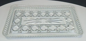 Vintage Indiana Glass Royal Brighton Clear Tray - Picture 1 of 2