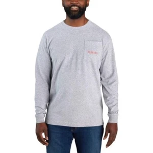 NWT Carhartt Loose Fit Heavyweight Long-Sleeve Pocket Mens T-Shirt Tall Size XL - Picture 1 of 6
