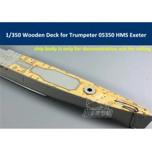1/350 Wooden Deck for Trumpeter 05350 HMS Exeter Heavy Cruiser Model CY350055 - Picture 1 of 6