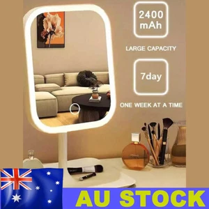 LED Makeup Mirror Adjustable Lighting With Base Tray With Touch Control New AU - Picture 1 of 7
