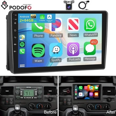 Kam+ Autoradio Für Ford Transit 2006-2014 Android 15 GPS Navi BT CarPlay 2+64GB - Bild 1 von 4