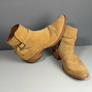 Stivali Frye Grady Jodhpur uomo 11D pelle scamosciata marrone cinturino alla caviglia zip - Foto 1 di 23