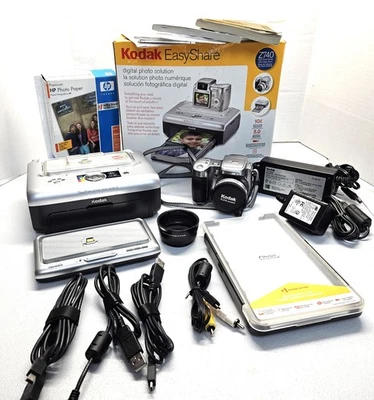 Kodak Easy Share Z740 5MP Digital Camera + Printer Dock Series 3 Bundle Tested - Image 1 of 4