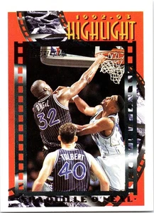 1993-94 Topps - Aspectos destacados de la temporada Shaquille O'Neal #3 dorado - Imagen 1 de 2