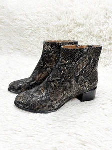 Botines Vionic Kamryn Peltre Boa Marrón Piel de Serpiente Talla 6 - Imagen 1 de 7