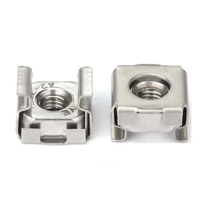 Käfigmuttern Edelstahl V2A Art 9039 M4 M5 M6 M8 M10 VA Käfigmutter Vierkant  - Bild 1 von 4