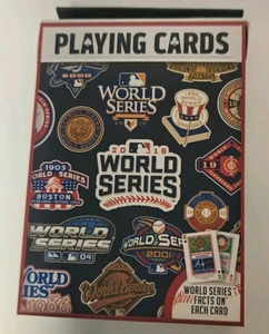 Carte da gioco MAJOR LEAGUE BASEBALL World Series mazzo standard nuove con scatola da collezione - Foto 1 di 3