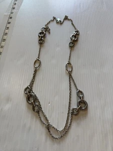 PREMIER DESIGNS Halskette silberfarbene Doppelkette 40 Zoll - Bild 1 von 11