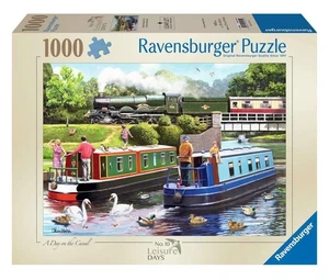 A Day On The Canal 1000 Piece Puzzle - Picture 1 of 3