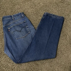 Mens 40x30 Levis 501-0115 Made in USA Button Fly Classic Blue Denim Vintage Jean - Picture 1 of 9