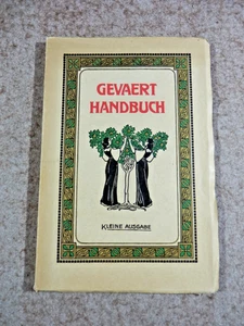 c. Hackel Gevaert Photo manuale 1913 fotografia procedura di copia - Foto 1 di 10