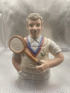 Omnibus Fitz & Floyd MALE TENNIS PLAYER PRO 1 1/2 Cup Teapot Man 1994 - Picture 1 of 8