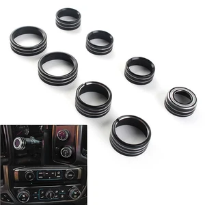 Mittelkonsole Klimaanlage Schalter Knopf Trim Schwarz für Chevrolet GMC - Picture 1 of 9