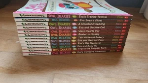 Childrens Book Lot - OWL DIARIES 1-12 Branche Rebecca Elliott Eva - Picture 1 of 18