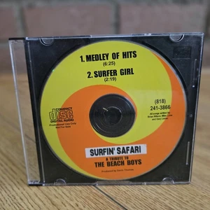 RARE PROMO: Surfin’ Safari Tribute to The Beach Boys CD Single (2 Tracks) - Picture 1 of 4