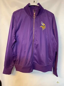XL MSX por Michael Strahan para NFL Mujer Chaqueta de Pista Abrigo Minnesota Vikings - Imagen 1 de 5