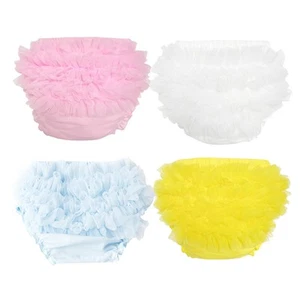 Infant Bloomers Underwear Ruffle Diaper Cover for Baby Girls Toddler Kids Cot... - Picture 1 of 9