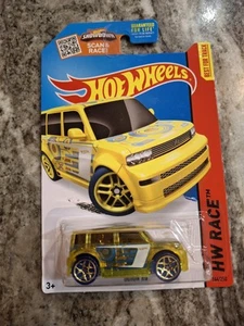 2015 Hot Wheels Scion XB HW Race: X-Raycers Yellow - Picture 1 of 2