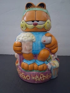 VTG Garfield "Weekend Warrior" Collector Stein Jim Davis Paws Collector Bar Deco - Picture 1 of 3