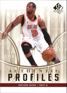 2008-09 SP Authentic Profiles #AP37 Dwyane Wade Heat