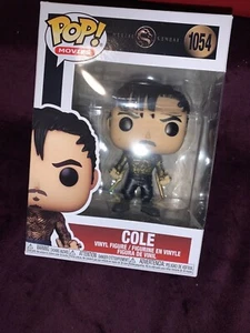 FUNKO POP MOVIES, COLE #1054 W protective case NIB MORTAL KOMBAT - Picture 1 of 4