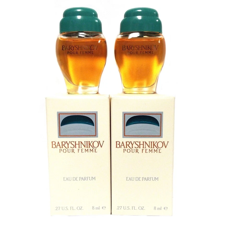 (2) Baryshnikov Pour Femme Eau De Parfum Mini .27oz  Foto 1 de 1