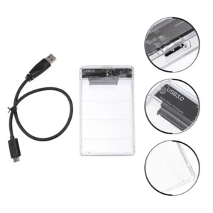 Portable Hard Drive Enclosure External Ssd Enclosure Usb Hard Drive Case - Photo 1/12