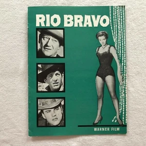 Rio Bravo John Wayne Dean Martin Ricky Nelson 1957 programma film danese - Foto 1 di 5