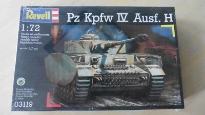Very Rare Revell 1/72 German Pz Kpfw IV Ausf. H New sealed box #03119 - Image 1 of 3