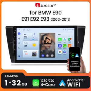 32G per BMW E90 E91 E92 E93 2005-2012 Android 13 9" autoradio CarPlay AHD - Foto 1 di 12