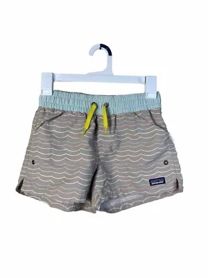 Pantalones Cortos Patagonia Costa Rica Baggie Niñas Talla Grande Onda Rayas Pampa Tostado 67087 Foto 1 de 4