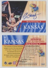 2013 Upper Deck University of Kansas Auto Greg Ostertag #53 Auto