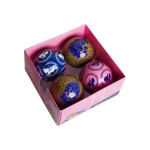Weihnachtskugeln Disney Die Schöne und das Biest 4 Kugeln Print Weihnachten - Bild 1 von 1